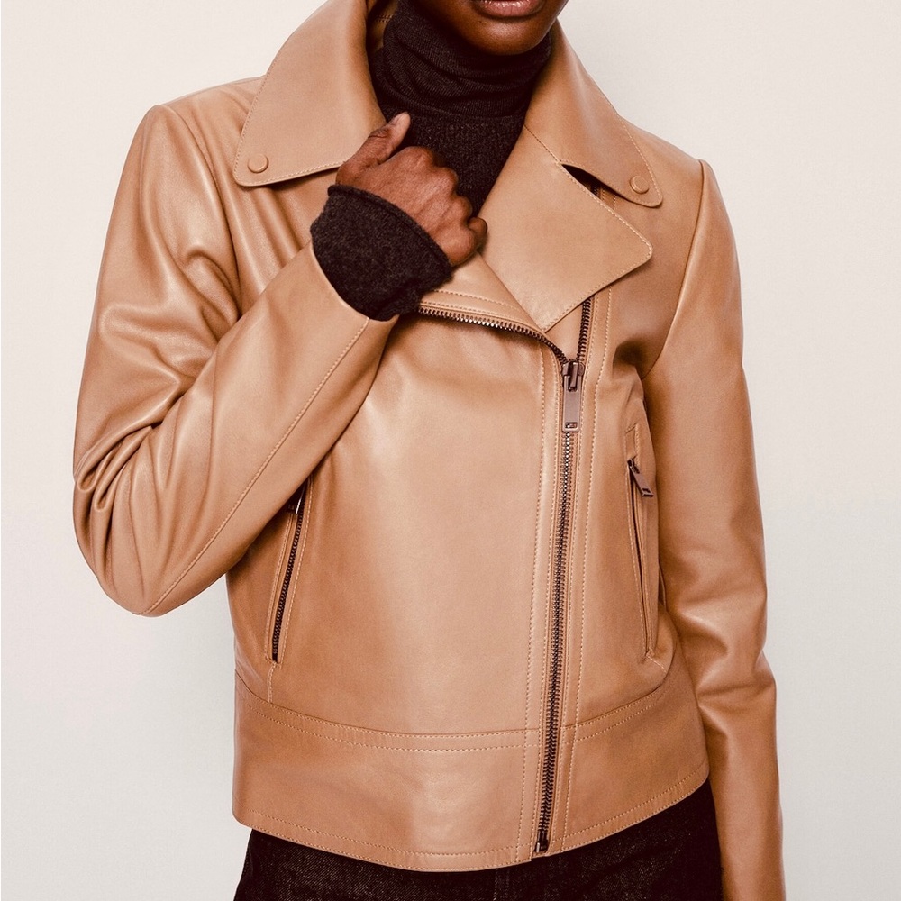 Massimo Dutti Leather Jacket